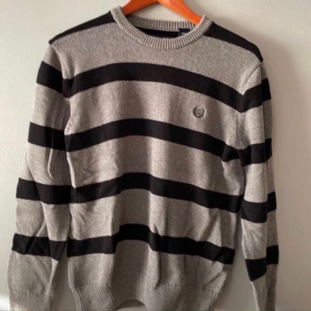 Adult Size S Chunky Chaps Sweater Black and gray 100% cotton Great condition